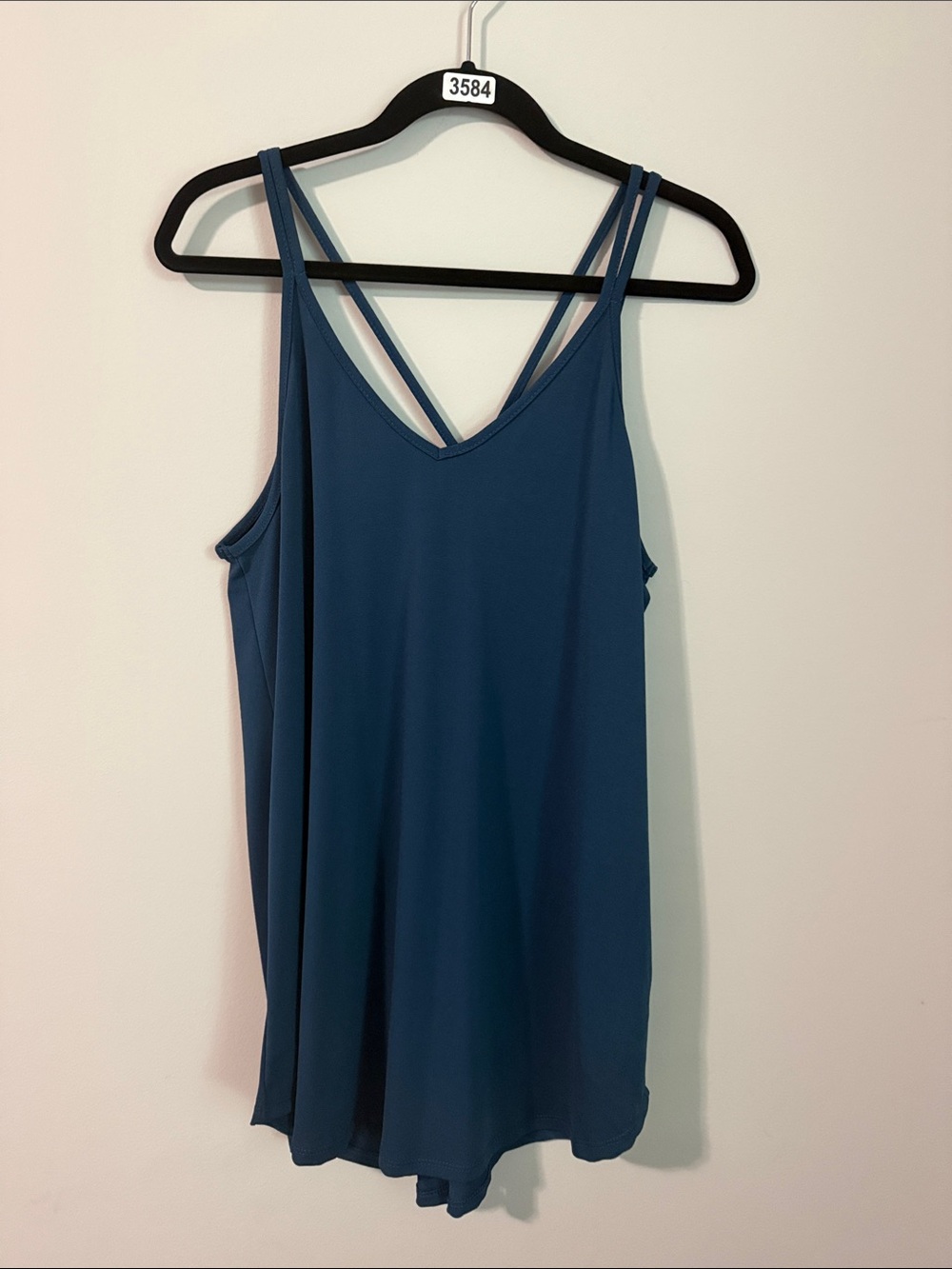 LuLaRoe Double-Strap V-Neck Camisole in Teal